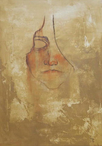 acrylic on canvas 100X70 cm 2