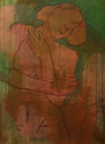 acrylic on canvas 100X70 cm 4