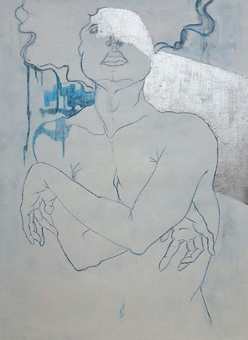 acrylic on canvas 100X70 cm 5