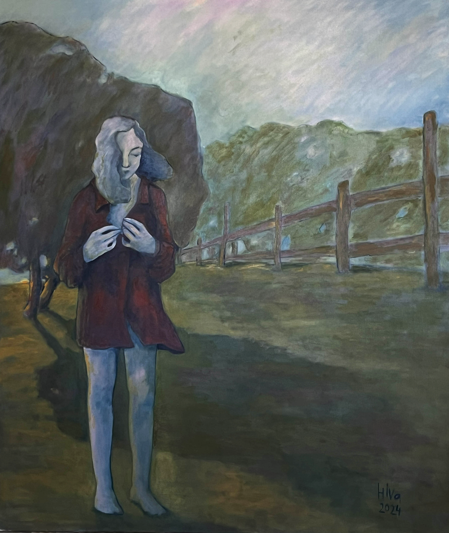 Öl auf Leinwand 130X155 cm......Hiva Rash