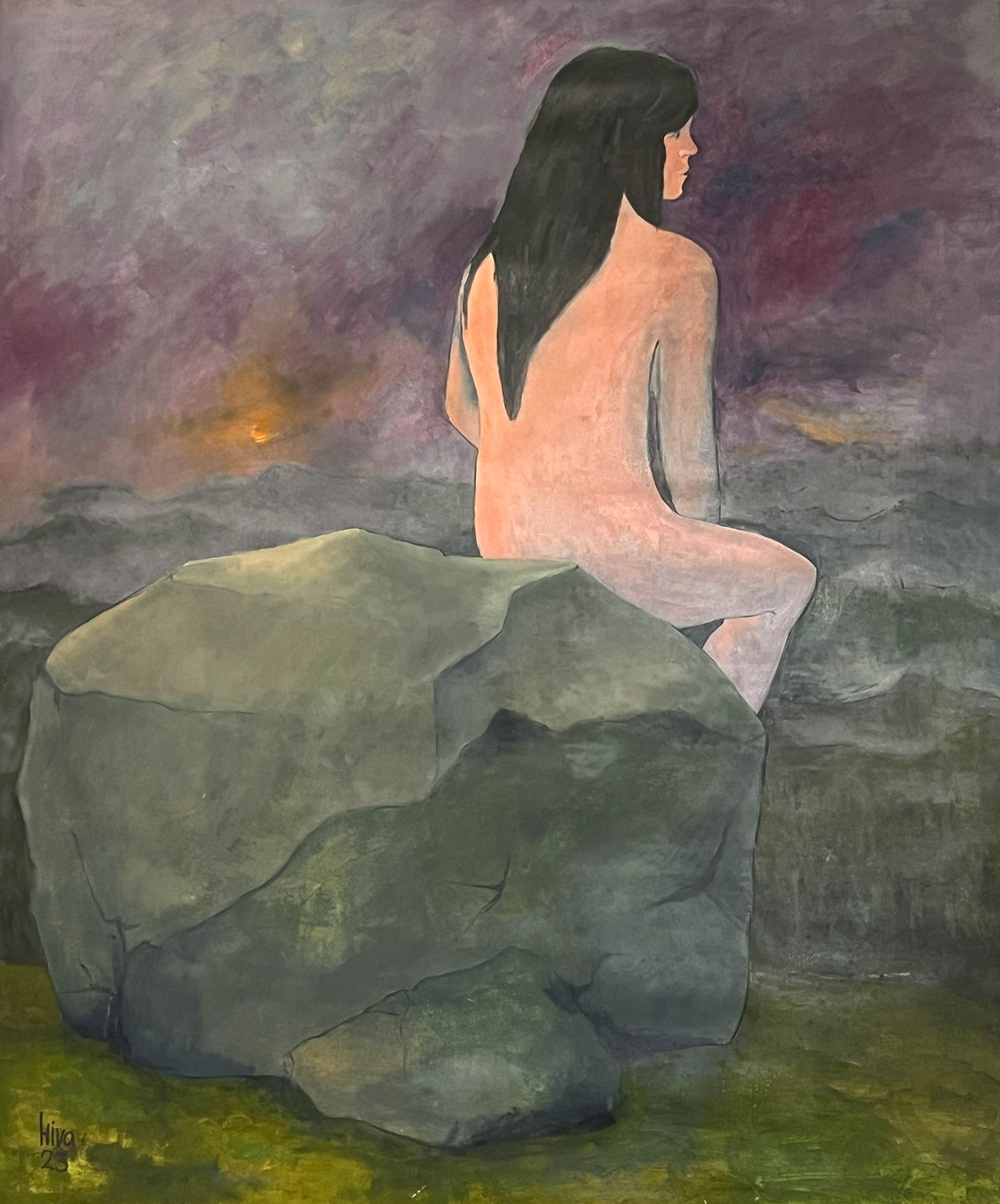 Öl auf Leinwand 130X155cm .. Hiva Rash